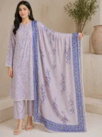 lavender grey lawn 3 piece suit
