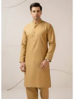 men soft mustard wash wear suit