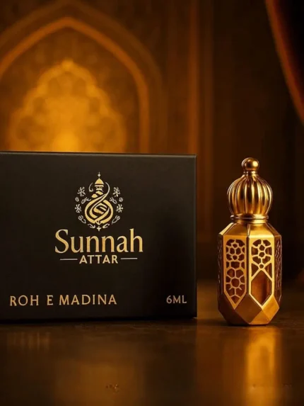 ruh e madina 6ml attar bottle